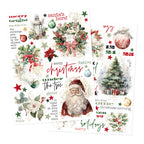 Simple Stories Vintage Old-Fashioned Christmas Rub Ons 27629