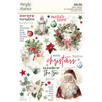 Simple Stories Vintage Old-Fashioned Christmas Rub Ons 27629 Holiday Sentiments