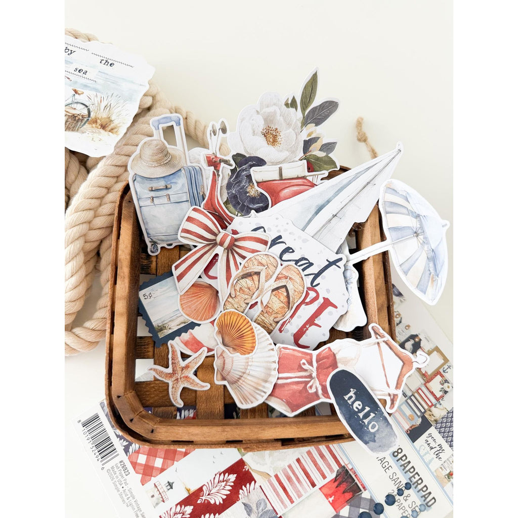 Simple Stories Vintage Sand And Sea 12 x 12 Collection Kit 26900 Beach Escape
