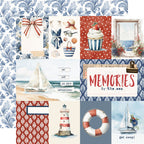 Simple Stories Vintage Sand And Sea 12 x 12 Collection Kit 26900 Beach Images