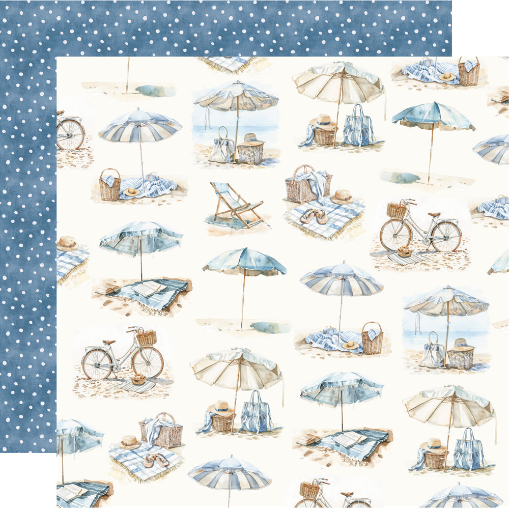 Simple Stories Vintage Sand And Sea 12 x 12 Collection Kit 26900 Shore Is Fun