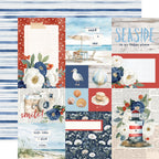 Simple Stories Vintage Sand And Sea 12 x 12 Collector's Essential Kit 26901 Combo Elements