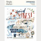 Simple Stories Vintage Sand And Sea Chipboard Pieces 26925