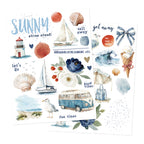 Simple Stories Vintage Sand And Sea Rub Ons 26929
