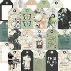 Simple Stories Vintage Timeless Harmony 12 x 12 Collection Kit 27000 Tag Elements