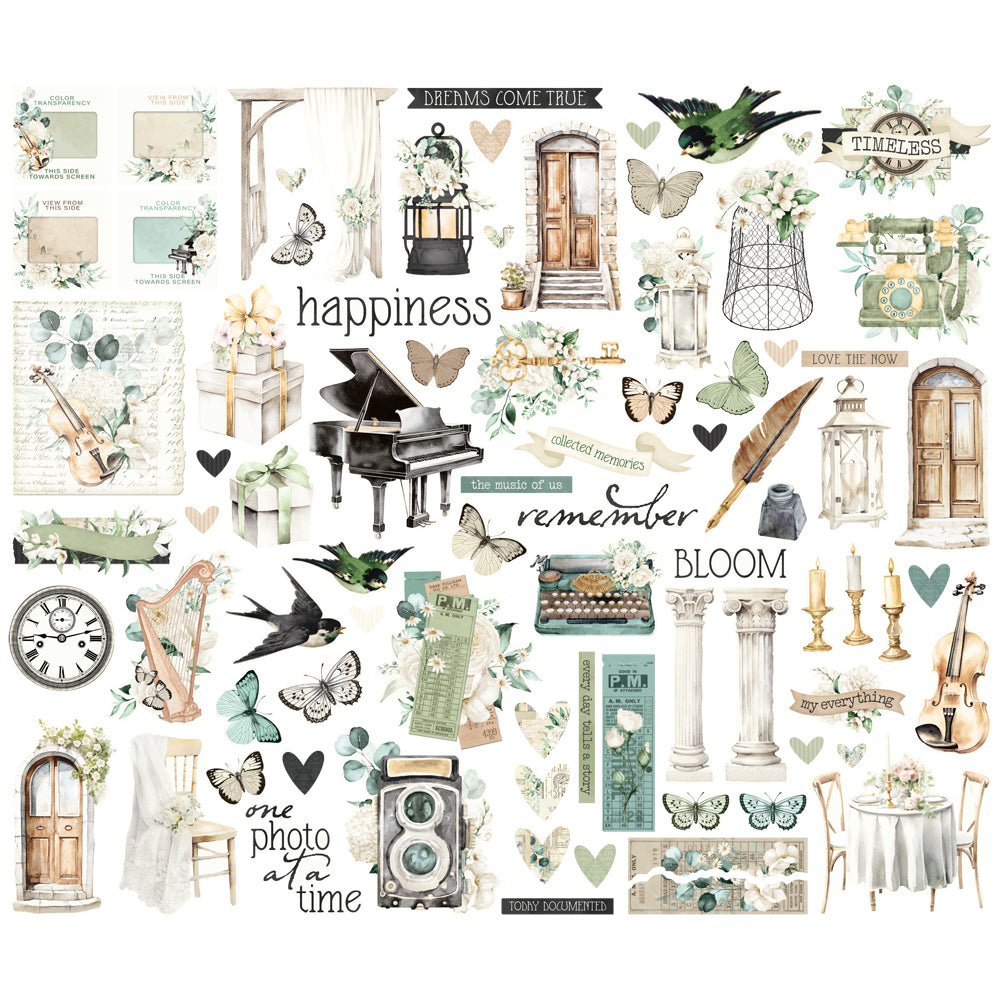 Simple Stories Vintage Timeless Harmony Bits And Pieces 27026 Dreams Come True