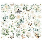 Simple Stories Vintage Timeless Harmony Floral Bits And Pieces 27028 Spring Flowers