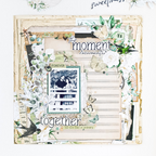 Simple Stories Vintage Timeless Harmony Foam Stickers 27030 Together Layout