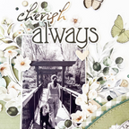 Simple Stories Vintage Timeless Harmony Glitter Enamel Dots 27032 Cherish Always Layout