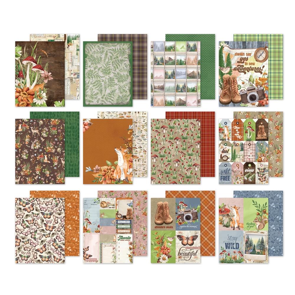 Simple Stories Vintage Woodlands 6 x 8 Paper Pad 24719 Detailed Images