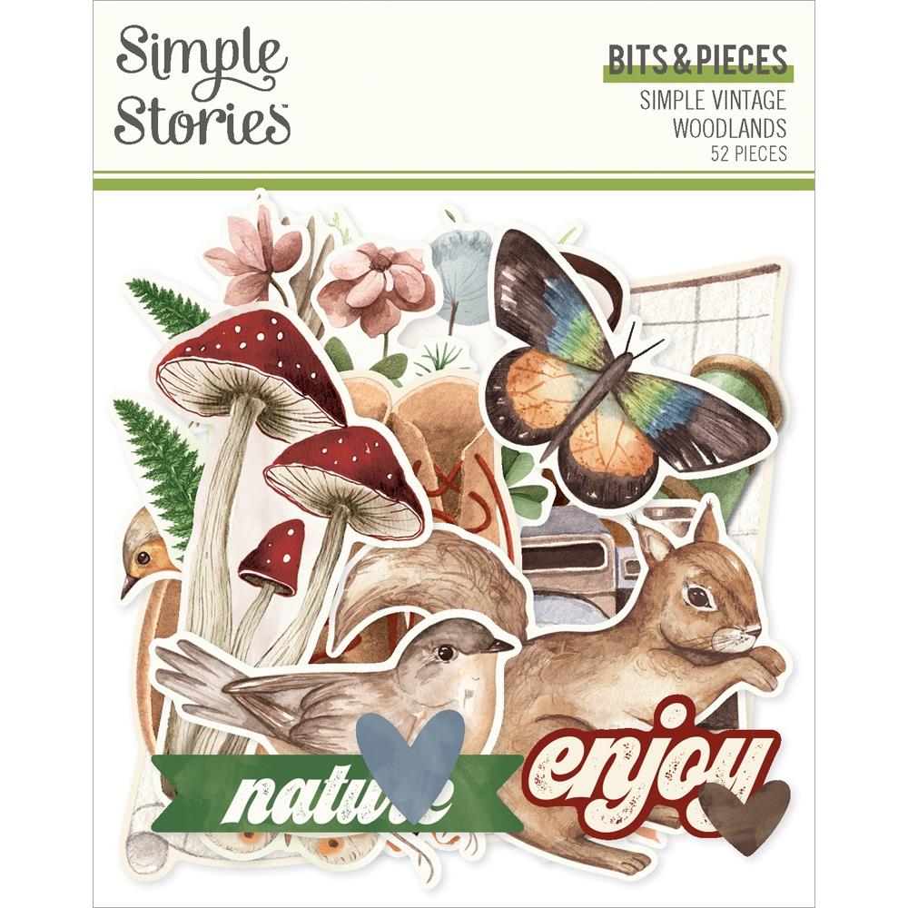 Simple Stories Vintage Woodlands Bits And Pieces 24722