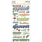 Simple Stories Vintage Woodlands Foam Stickers 24729