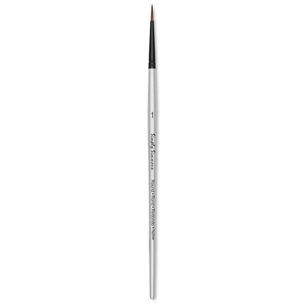 Simply Simmons Short Handle Brush Round 1 rs255085001