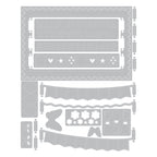 Sizzix 49 and Market Snap and Swap All about Banners Thinlits Dies 667055 die pieces