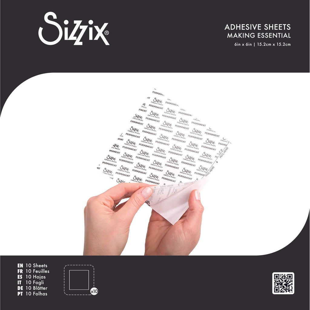 Sizzix ADHESIVE 6x6 SHEET Pack 656802