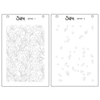 Sizzix Berry Sweet Layered Stencil Set 667150 leaves 