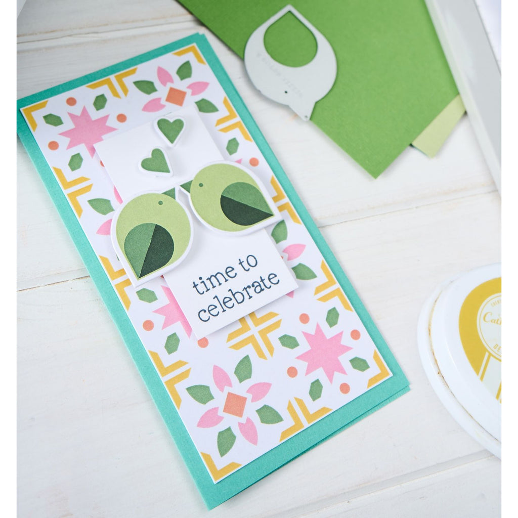 Sizzix Birds and Blooms 2 Dies and Stamps Bundle celebrate