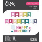 Sizzix Birthday Bunting Thinlits Dies 666833
