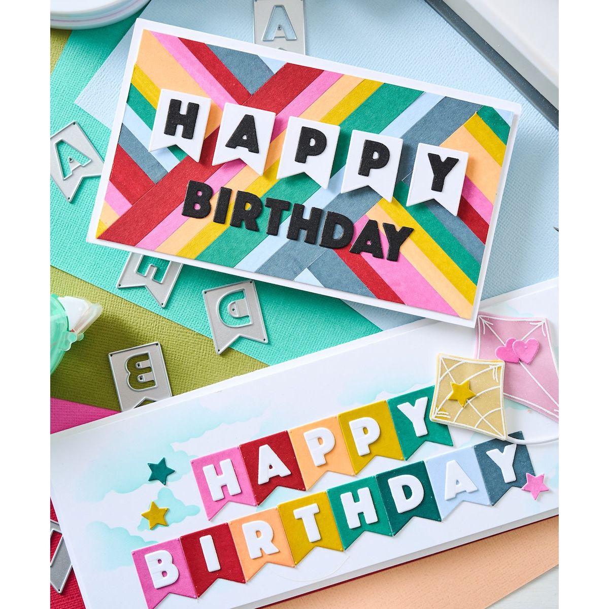 Sizzix Birthday Bunting Thinlits Dies 666833 birthday