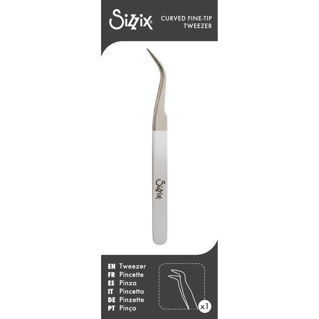 Sizzix CURVED FINE-TIP TWEEZERS Accessory 664140