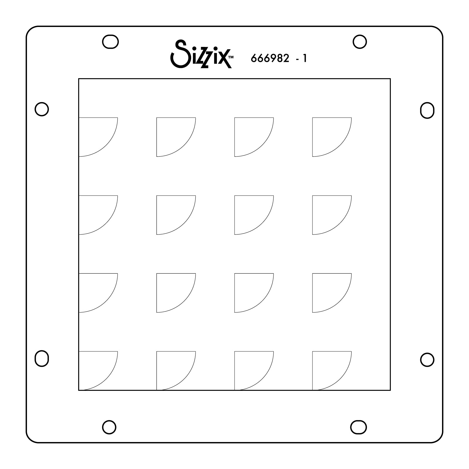Sizzix Candy Kitsch Rotating Stencil 666982 product image