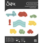 Sizzix Cars and Trucks Framelits Dies and Stamps Set 667151