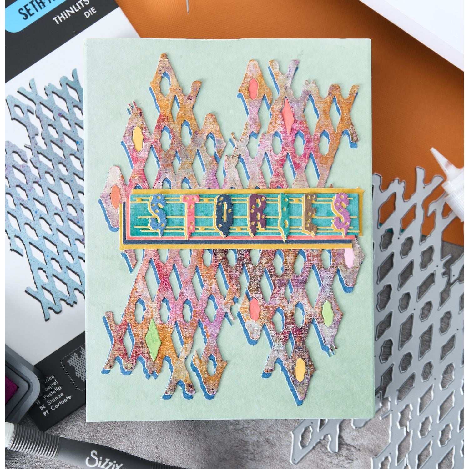 Sizzix Diamond District Thinlits Die 667024 stories