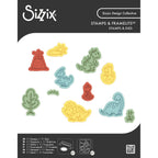 Sizzix Dinosaur Adventures Framelits Dies and Stamps Set 667152