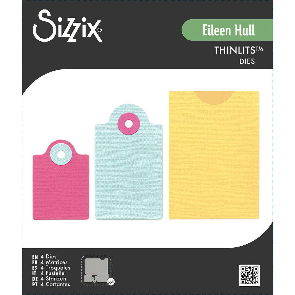 Sizzix Ephemera Pocket and Tags Thinlits Dies 667068