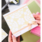 Sizzix Floral Damask A5 Embossing Folder 666765 flowers