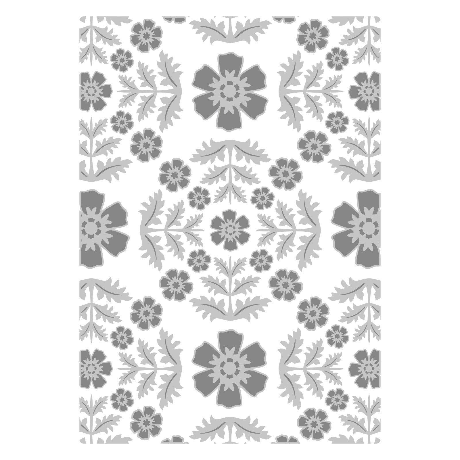 Sizzix Floral Damask A5 Embossing Folder 666765 product image