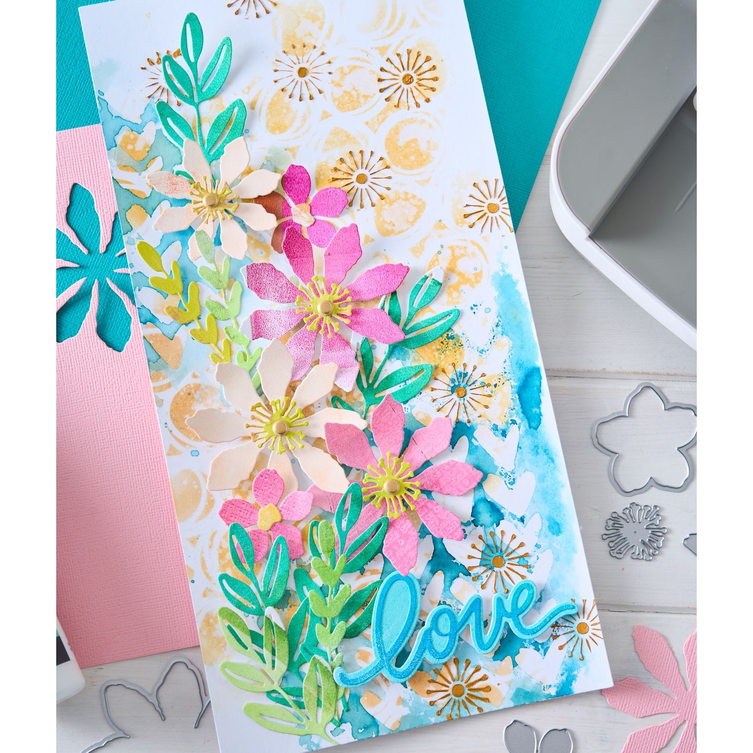 Sizzix Floral Layers 1 Stamps and Framelits 667074 – Simon Says Stamp