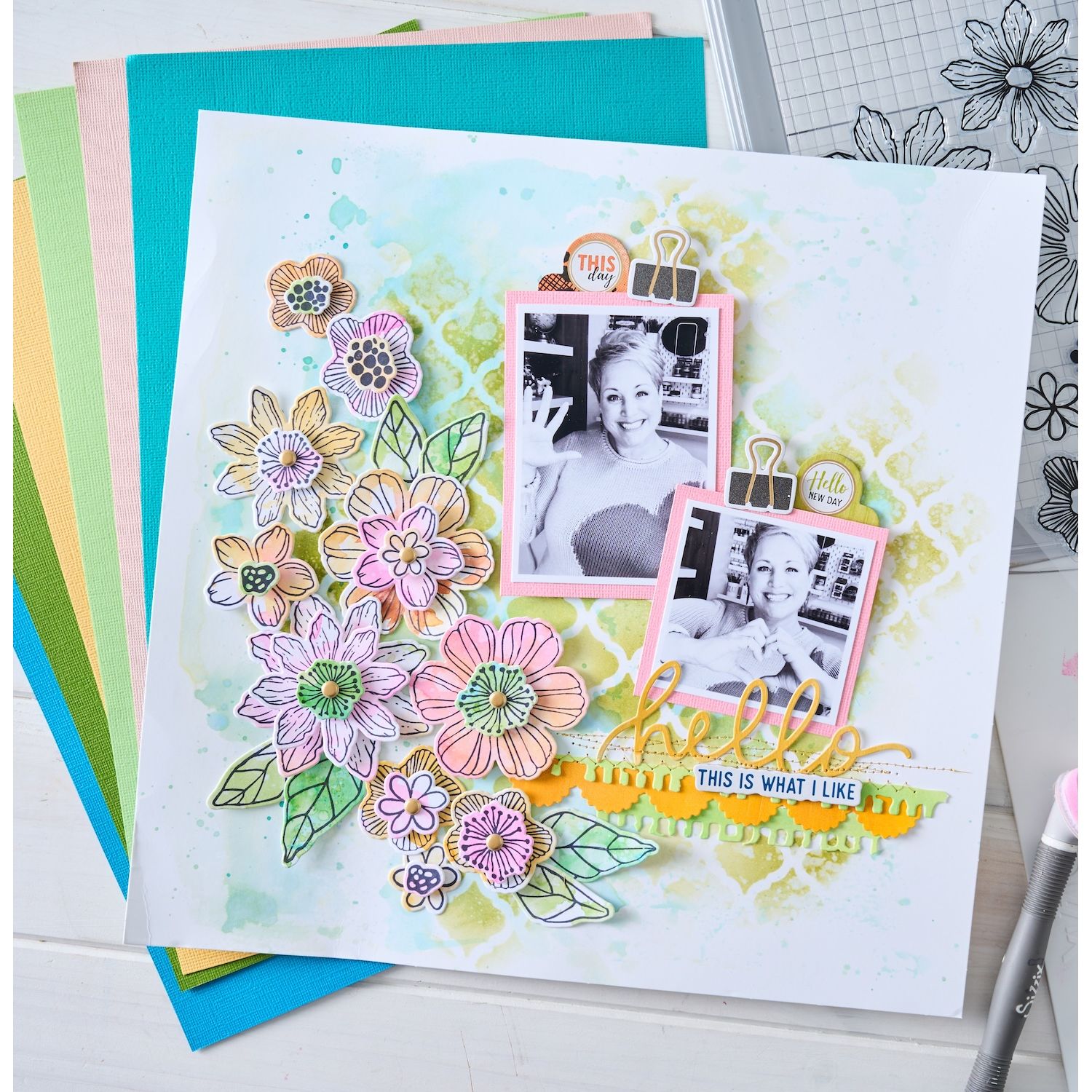 Sizzix Floral Layers 1 Stamps and Framelits 667074 – Simon Says Stamp