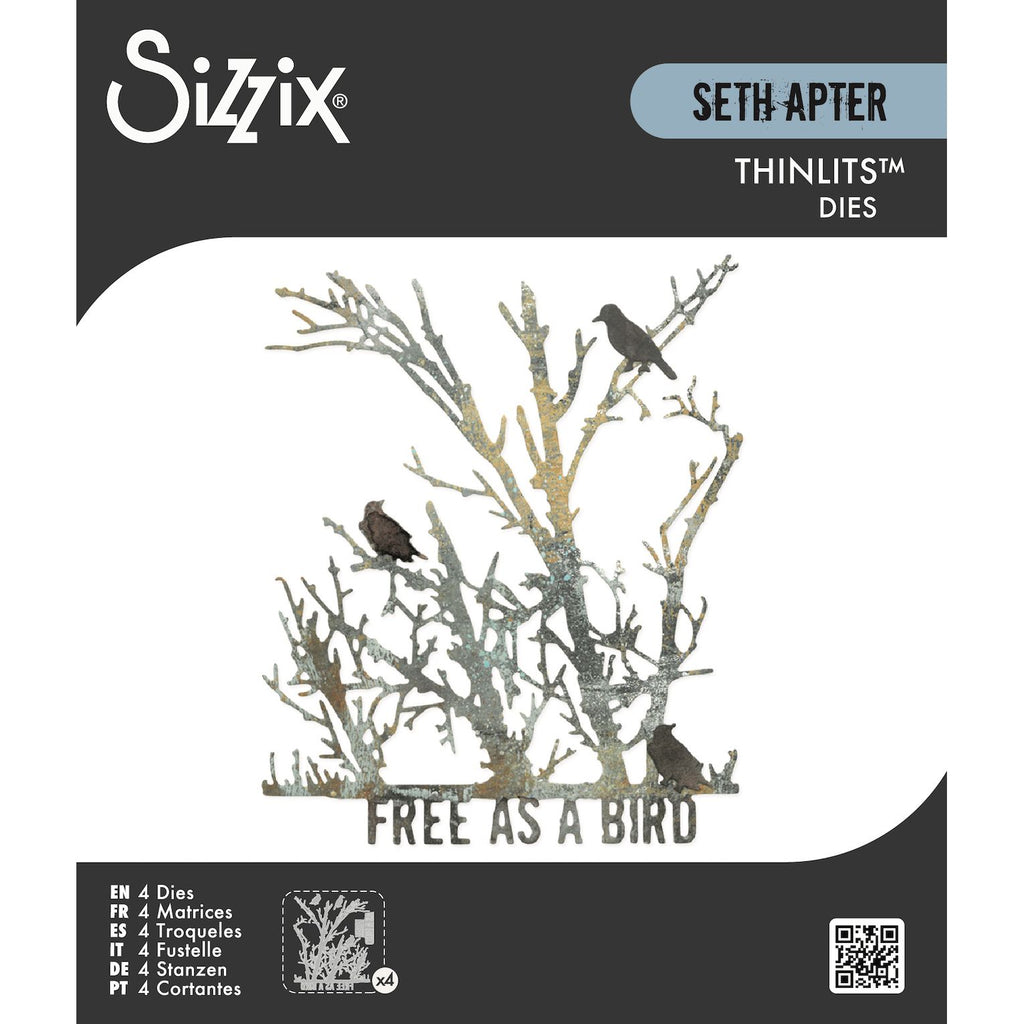 Sizzix Free Bird Thinlits Dies 667213