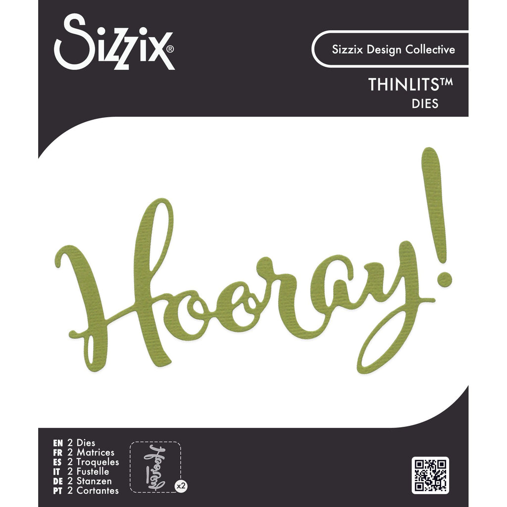 Sizzix Grand Hooray Thinlits Die Set 667143