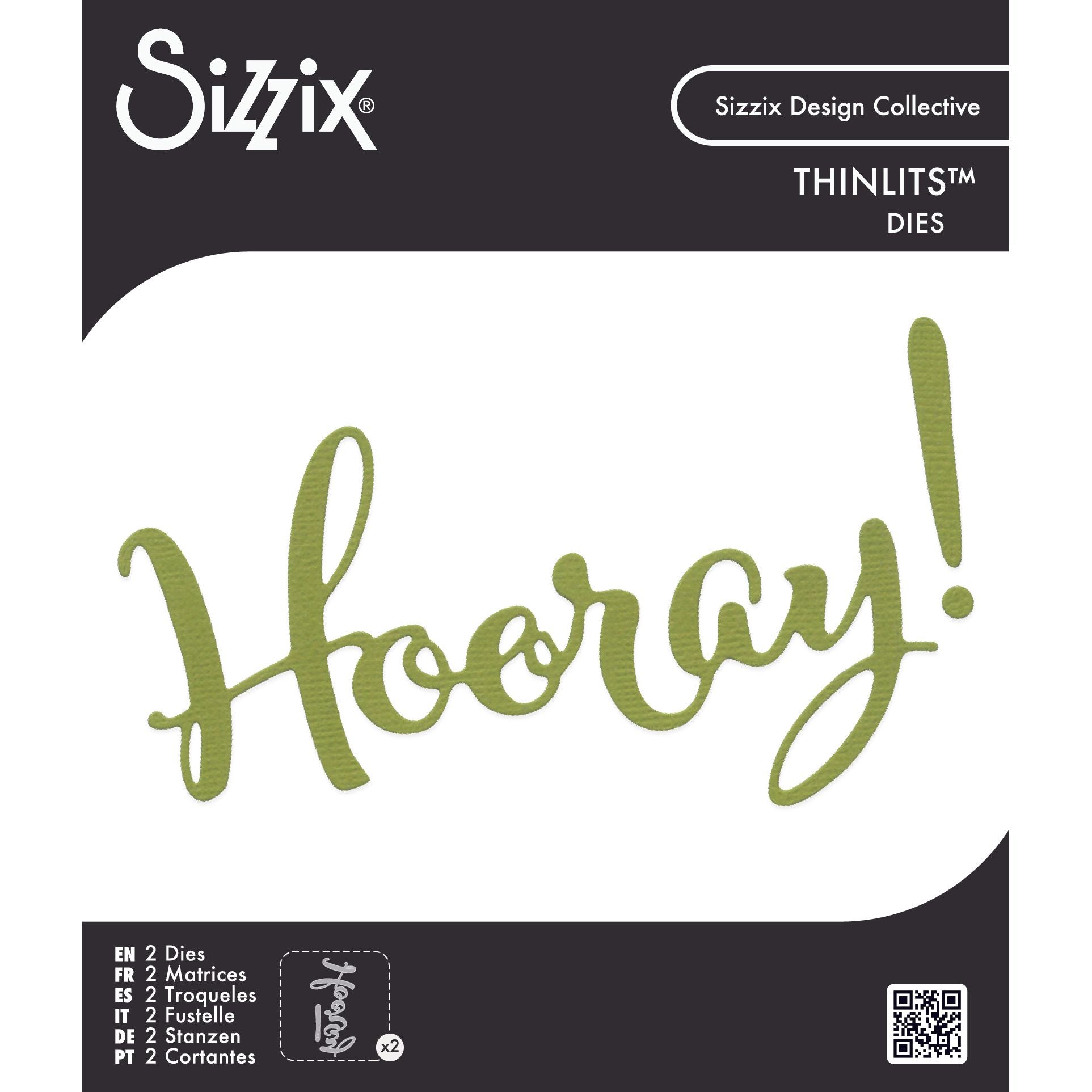 Sizzix Grand Hooray Thinlits Die Set 667143