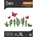 Sizzix Greenery Layers 1 Stamps and Framelits Dies 667075