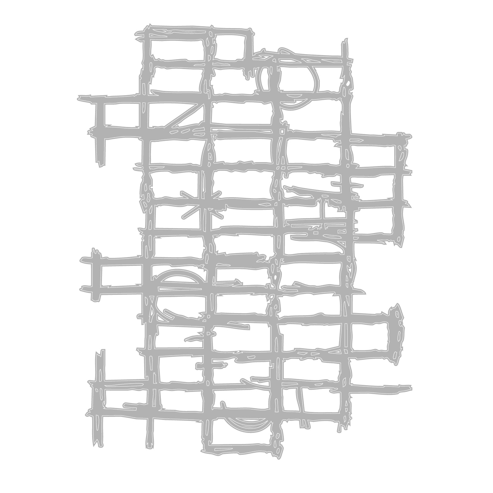 Sizzix Gridiron Thinlits Die Set 667051 outline