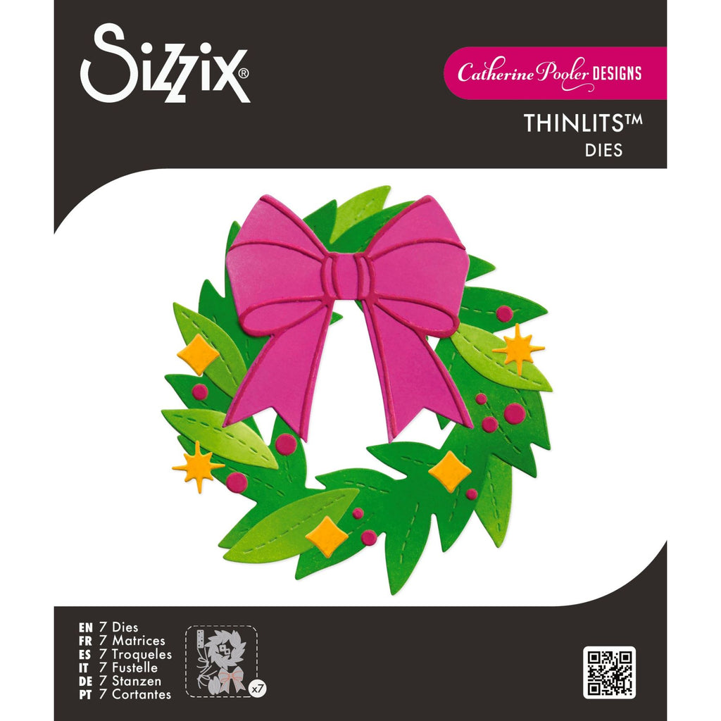Sizzix Holiday A-door-nment Thinlits Die Set 667168