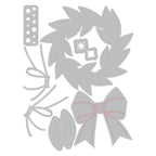 Sizzix Holiday A-door-nment Thinlits Die Set 667168 line work