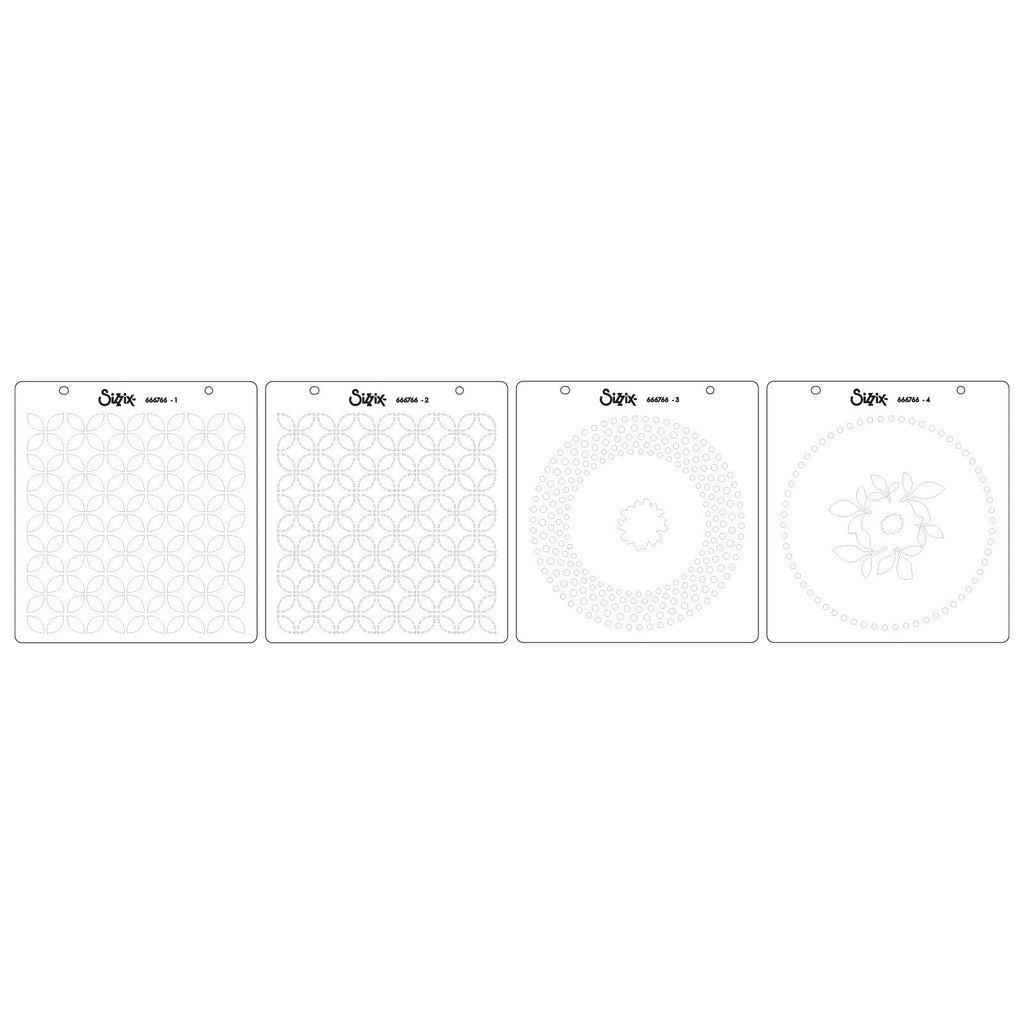 Sizzix Layered Stencils Plate and Pattern 666766 product image