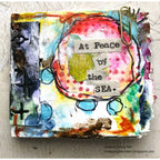 Sizzix Mini Page Duo Thinlits Die Set 667052 tie dye at peace card | color-code:ALT01