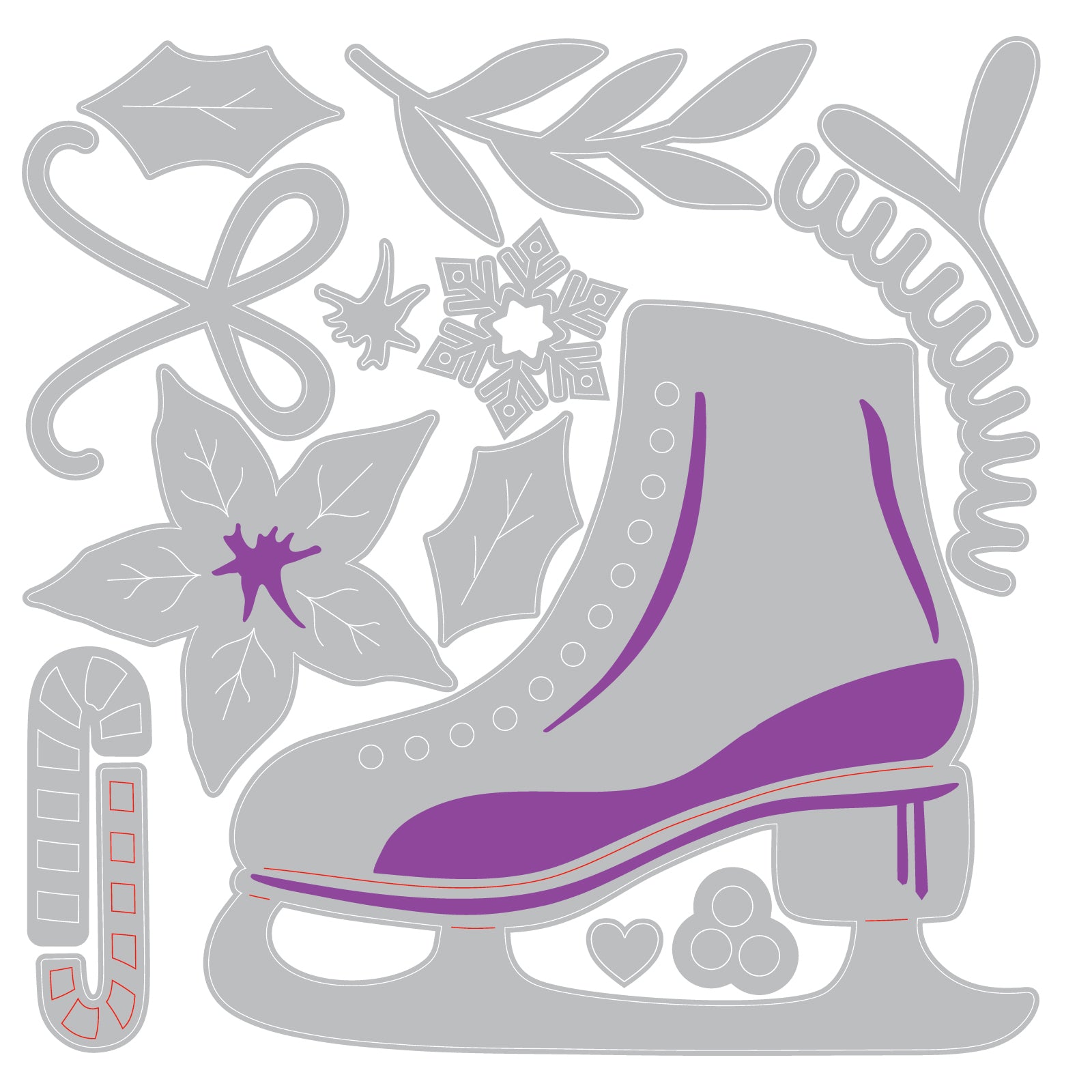 Sizzix On Ice Thinlits Die Set 667167 – Simon Says Stamp