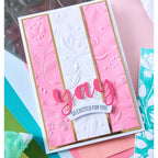 Sizzix Overarching Sentiments Clear Stamp Set 666997 yay
