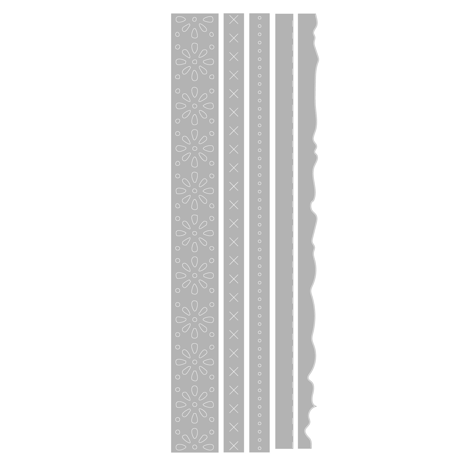 Sizzix Page Edges Thinlits Dies 667067 outline