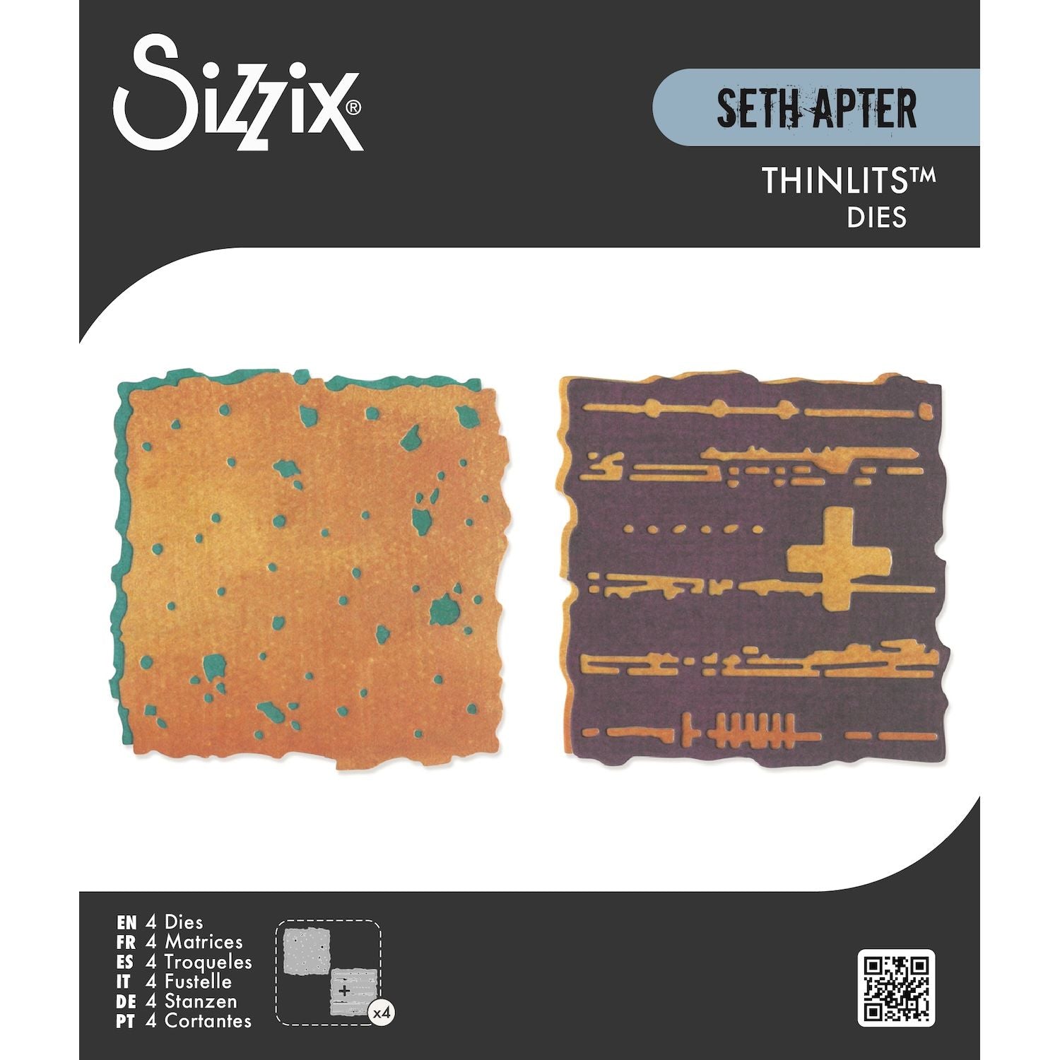 Sizzix Paper Cutz 1 Thinlits Die Set 667023
