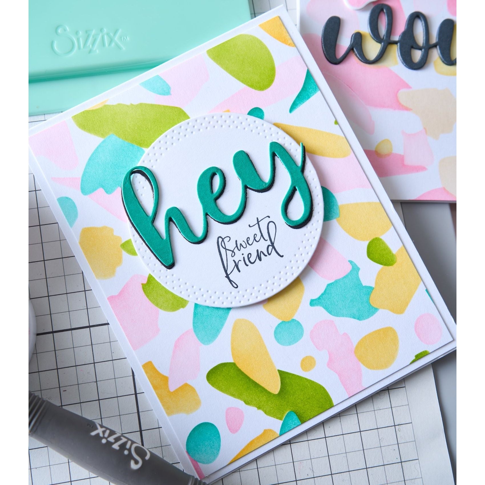 Sizzix Paper Scraps A6 Layered Stencils 666998 hey