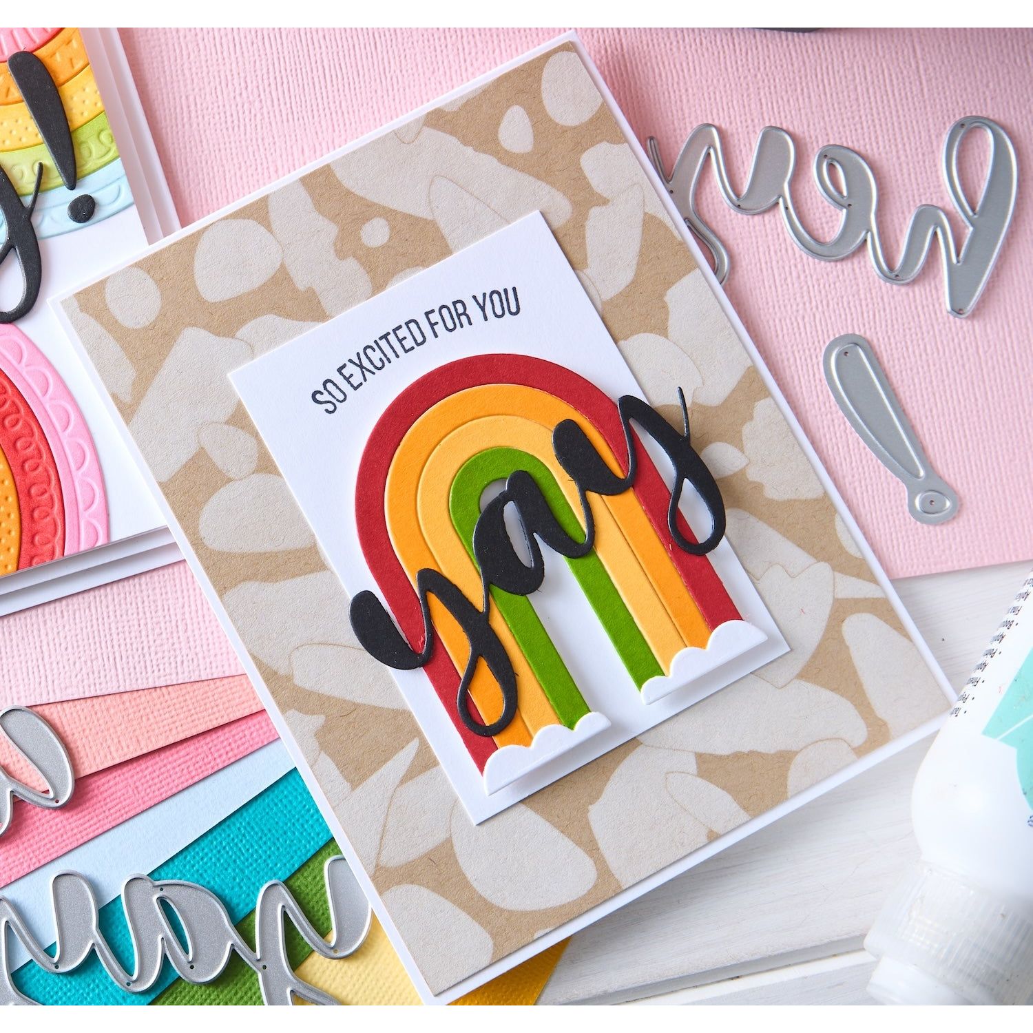 Sizzix Rainbow Arches Thinlits Dies 666999 yay