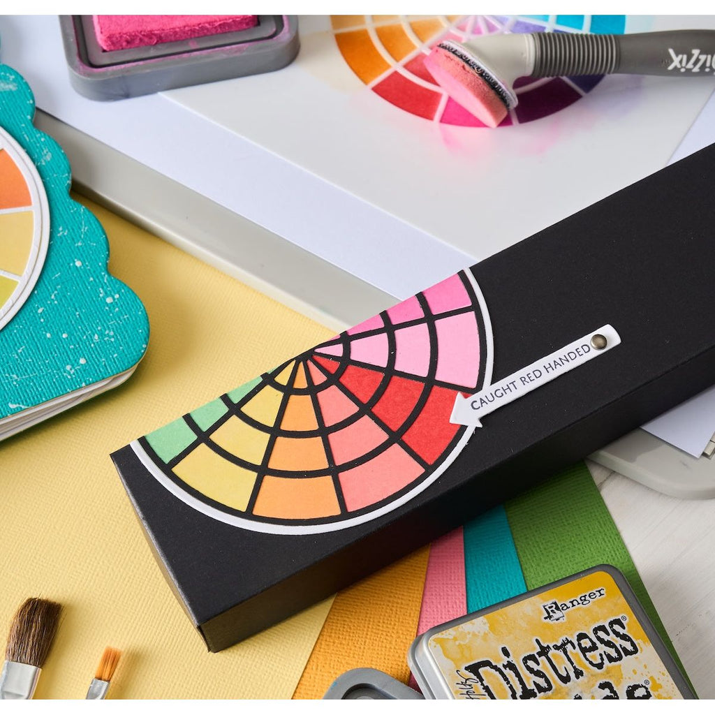 Sizzix Rainbow Wheels Thinlits Dies 666880 caught red handed