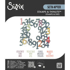 Sizzix Recount Stamp and Die Set 667214